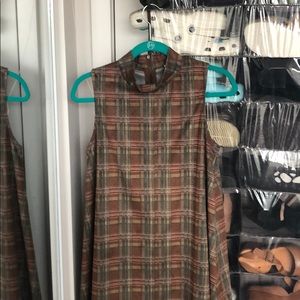 plaid dress